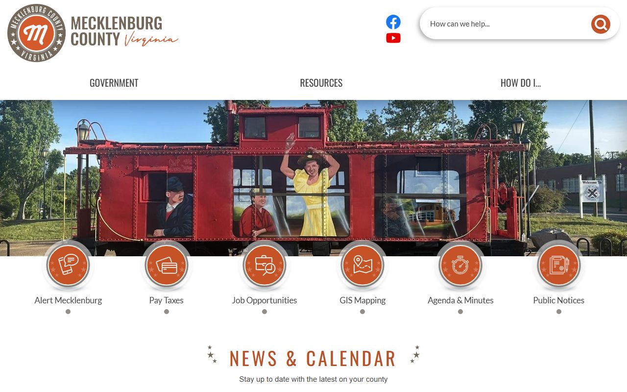 Mecklenburg County Government website for criminal court records